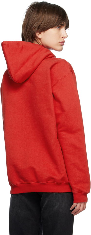 Mikina VETEMENTS Dripping Barcode Graphic Hoodie Červená | VL16HD440R, 2
