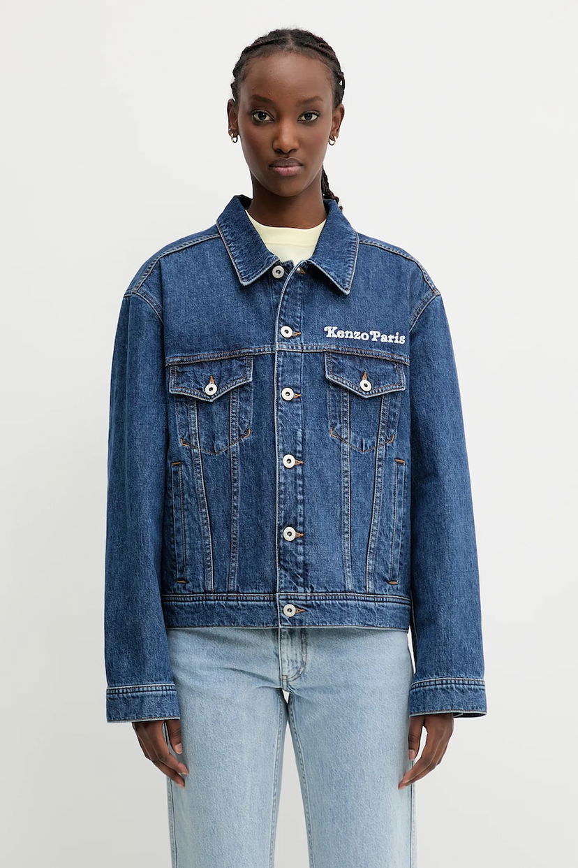 Bunda KENZO Kenzo Denim Jacket Modrá | FF52DV2486B3.DS