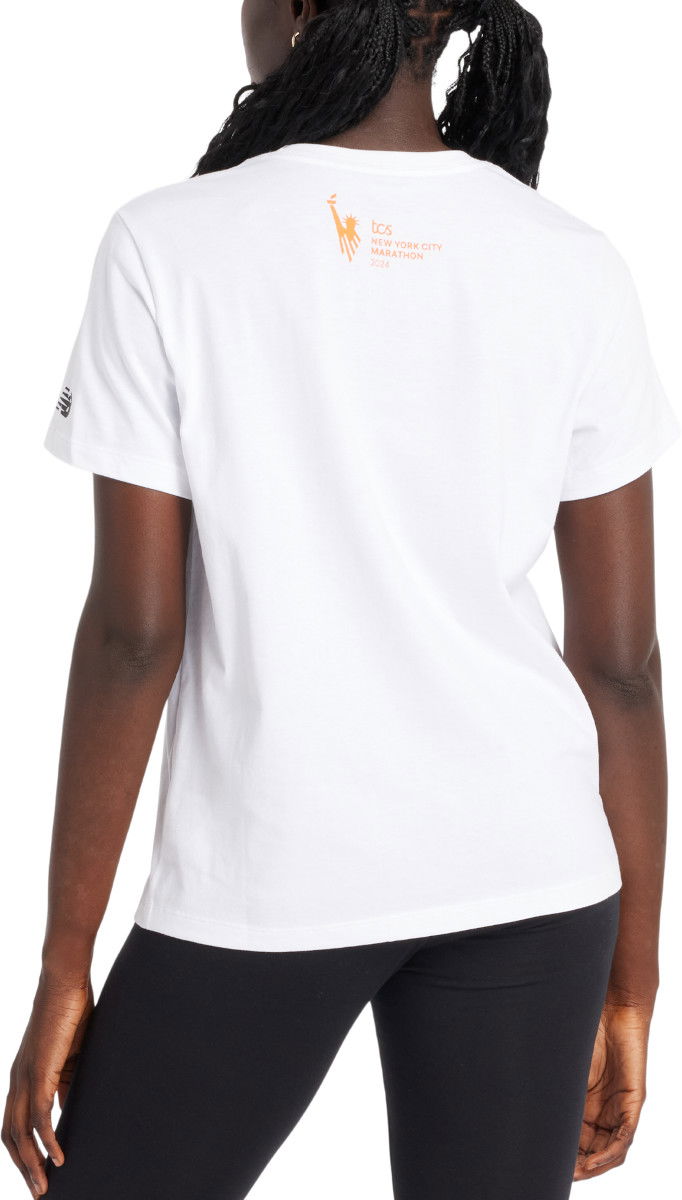 Tričko New Balance NYC Marathon Graphic T-Shirt Biela | wt43601m-wt, 1