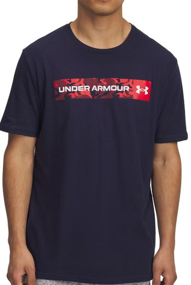 Tričko Under Armour Under Armour Camo Chest Stripe Short Sleeve T-Shirt Navy | 1376830-411, 0