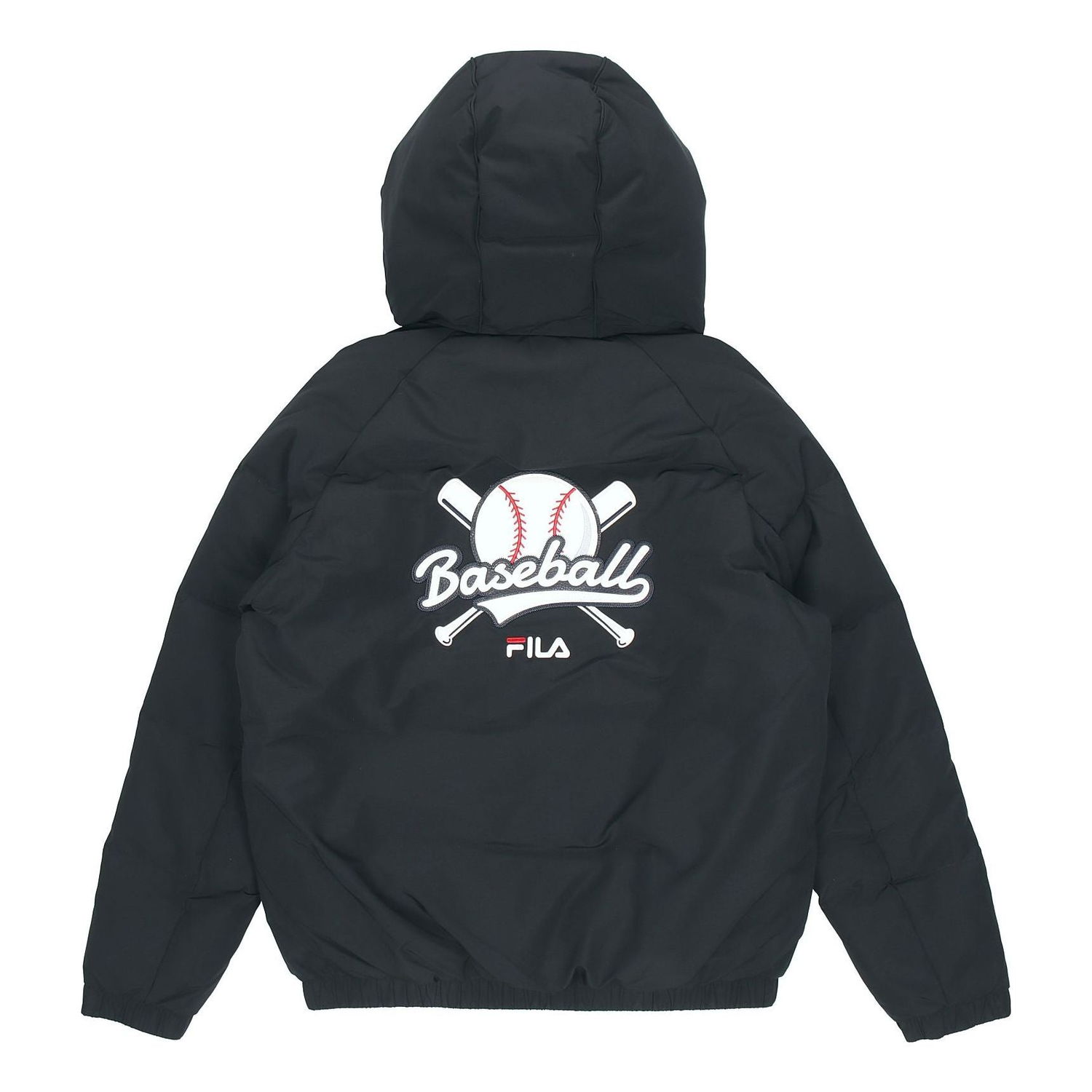 Prešívaná bunda FILA Fusion Logo Print Down Jacket Čierna | T11M042902F-BK, 0