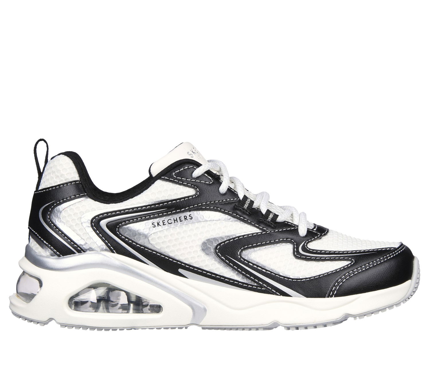 Tenisky a topánky Skechers Uno Čierna | 177425-WBK, 0