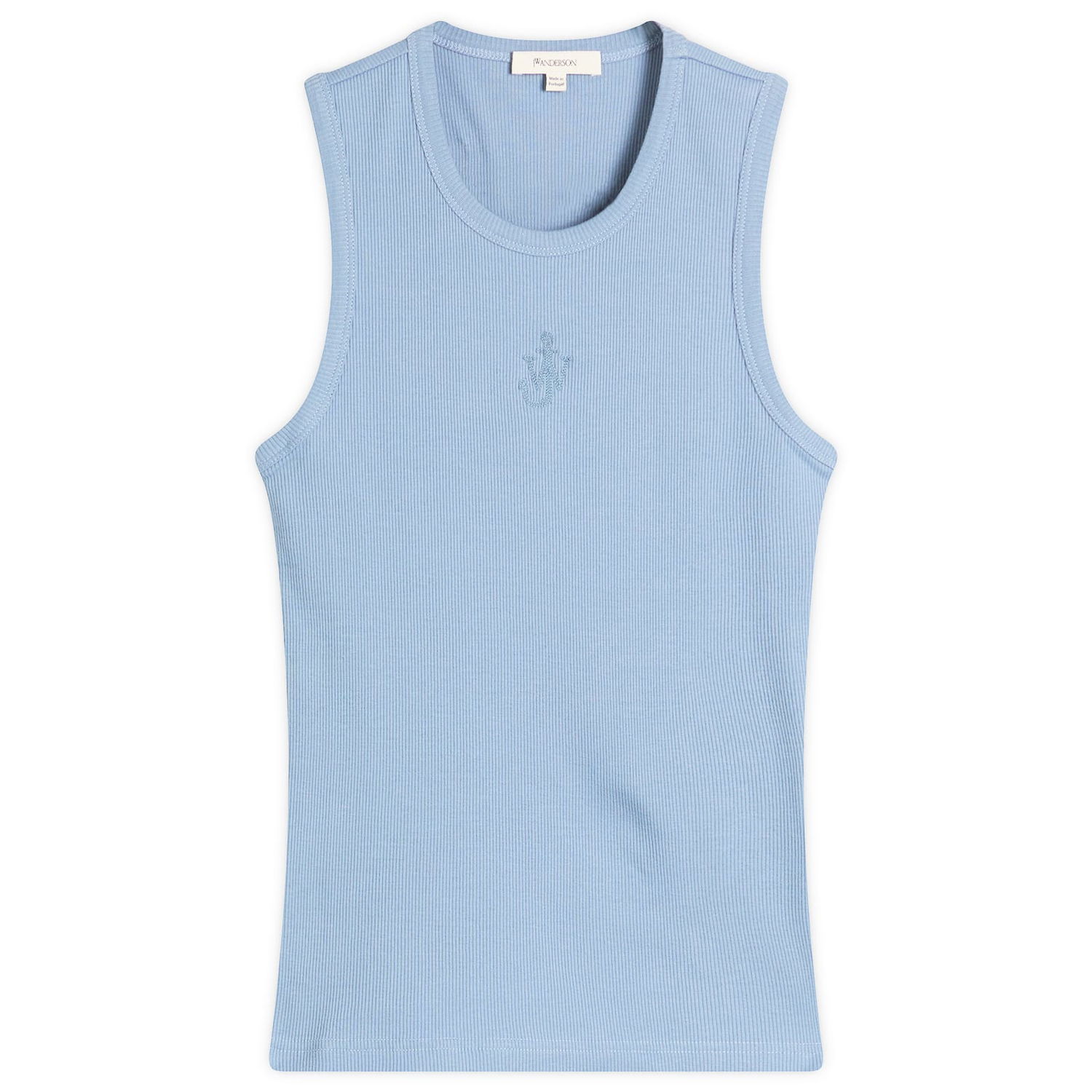 Tielko JW Anderson JW Anderson Anchor Embroidery Vest, Size Large Modrá | JO0248-PG1717-768, 0