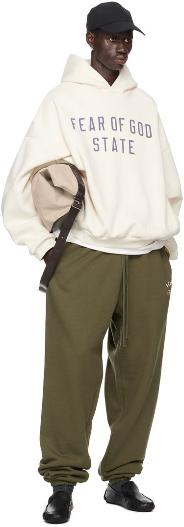 Mikina Fear of God Essentials Logo Print Hoodie Biela | 192BT246252F, 4