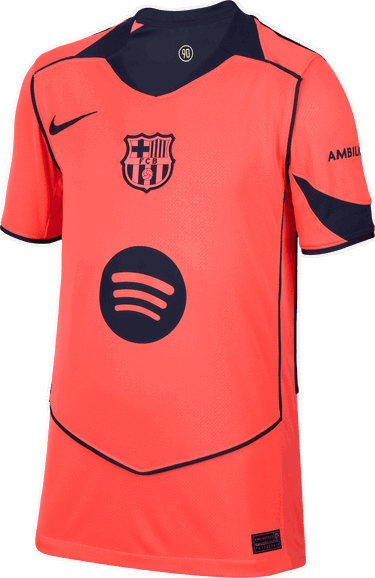 Dres Nike FC Barcelona Stadium Third Jersey 2025/26 Dri-FIT Oranžová | hm4122-855, 0