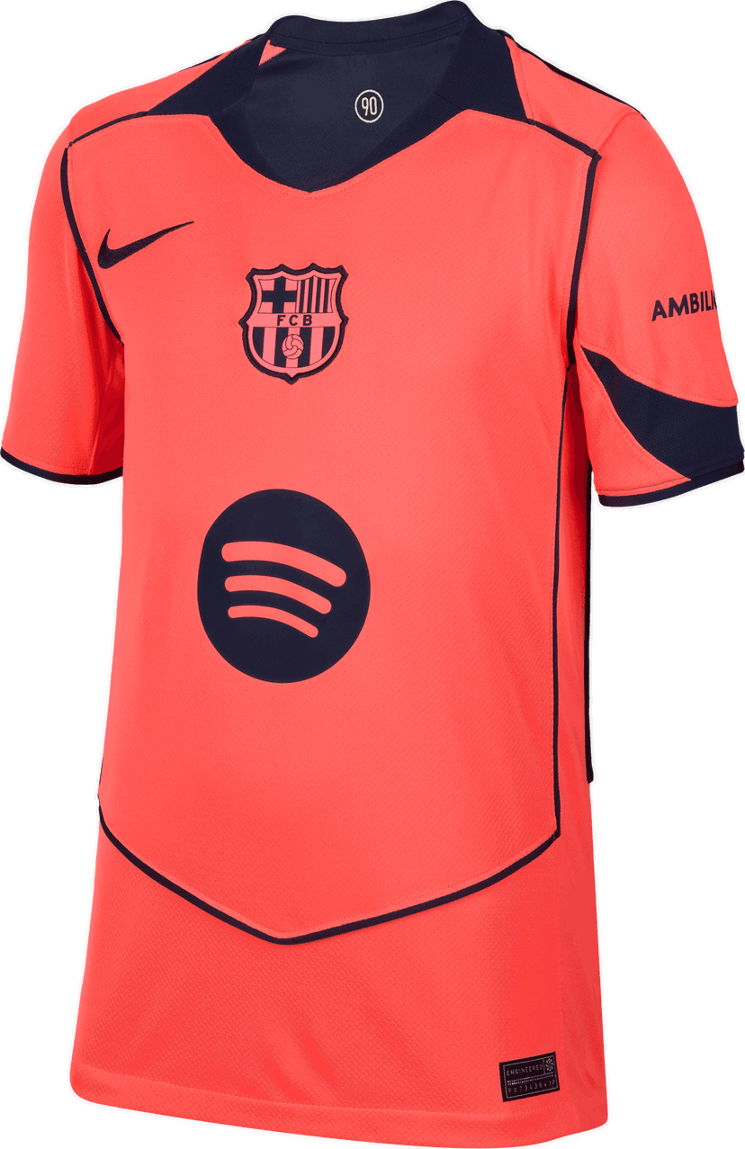 Dres Nike FC Barcelona Stadium Third Jersey 2025/26 Dri-FIT Oranžová | hm4122-855