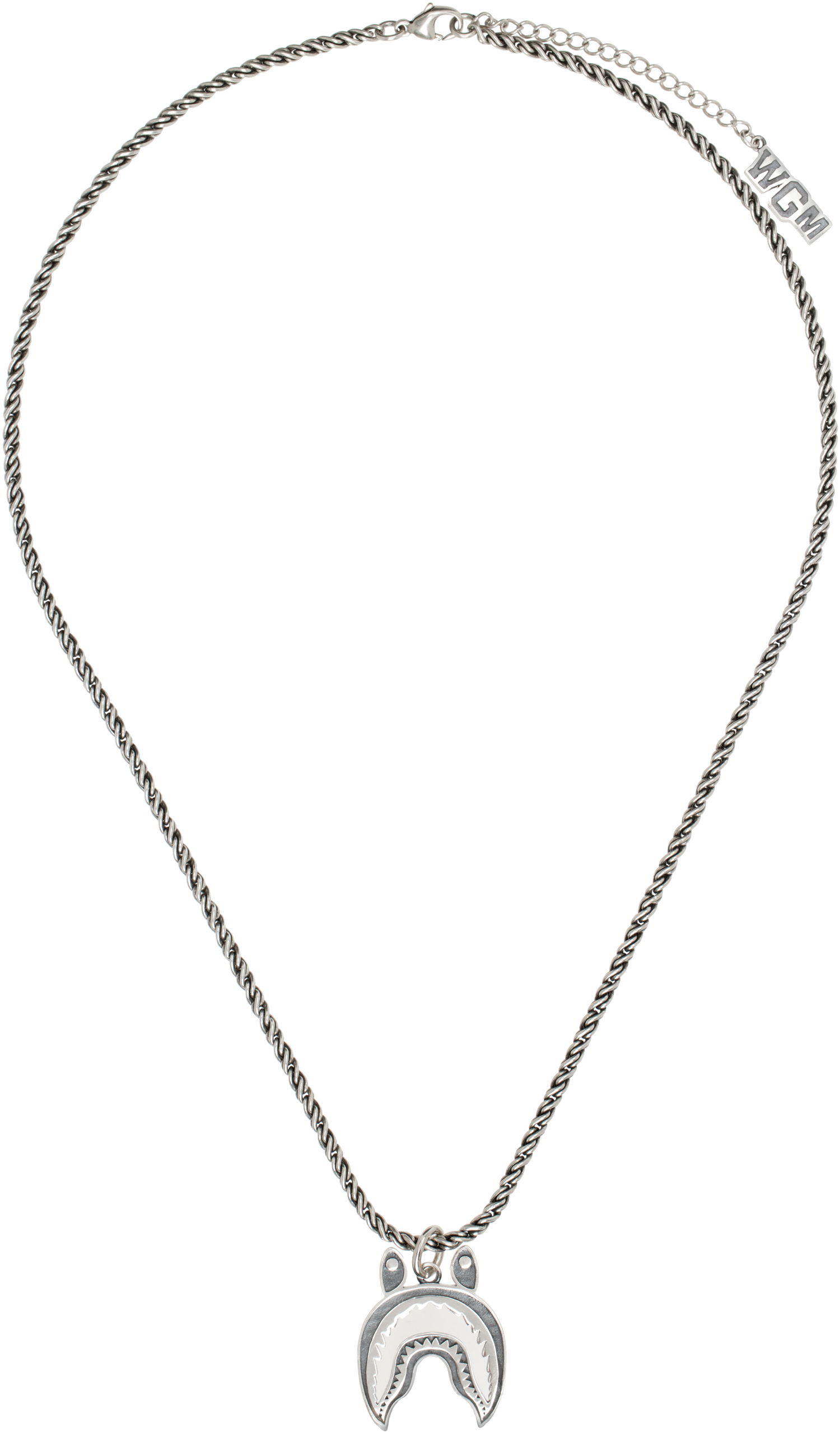 Náhrdelník BAPE A Bathing Ape Shark Pendant Necklace Metalická | 001GDK701039M, 0