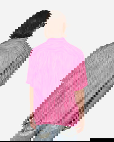 Košeľa Stüssy Fur Print Shirt Ružová | 1110282 PINK, 4