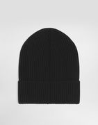 Dolce & Gabbana Ribbed Knitted Wool and Cashmere Hat