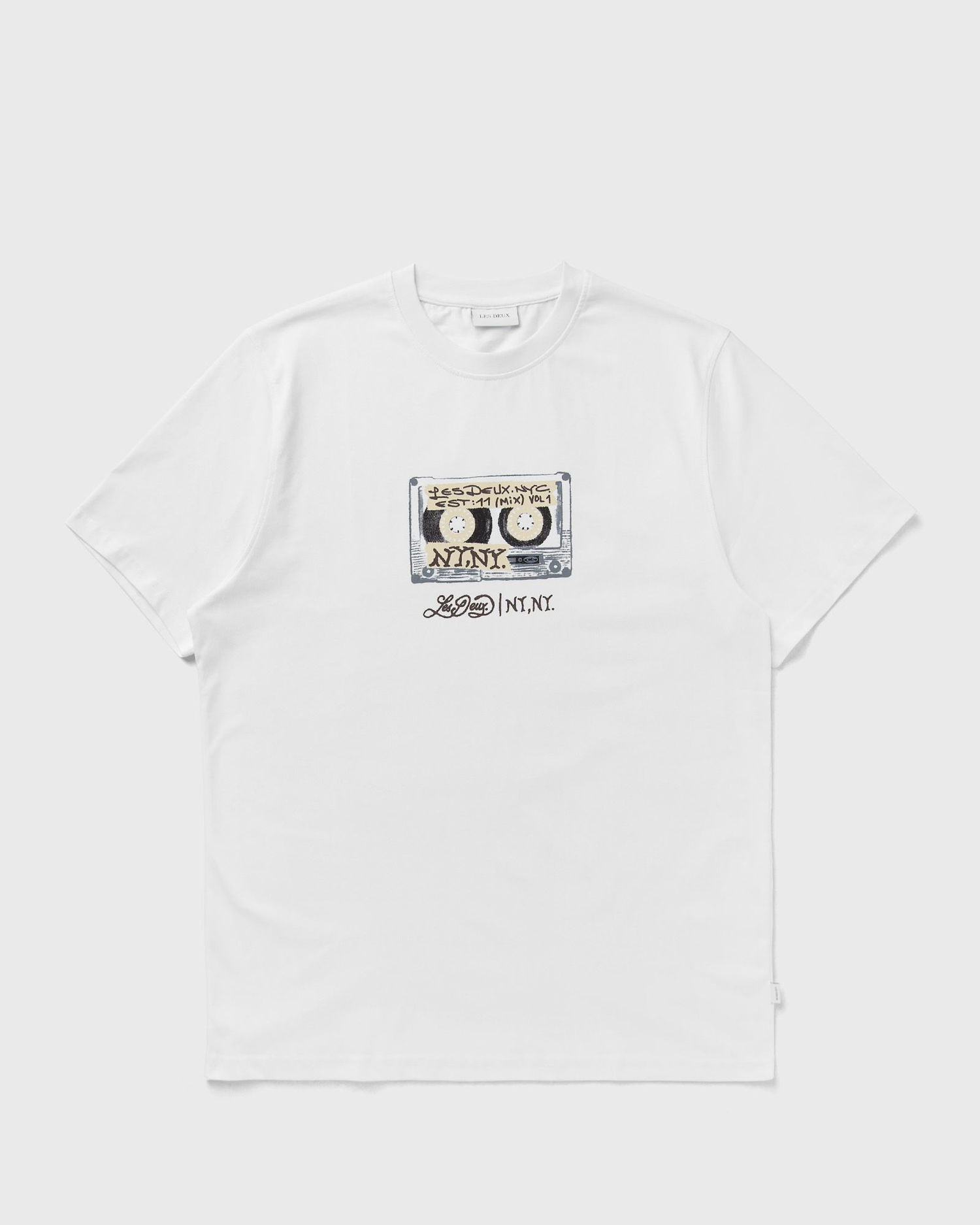 Tričko Les Deux Mix Tape Graphic T-Shirt Biela | 1000737-201, 0