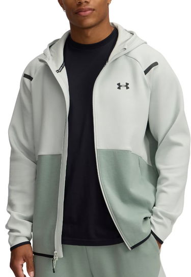 Mikina Under Armour Under Armour Unstoppable Fleece Full-Zip Hoodie Zelené | 1389352-377, 0