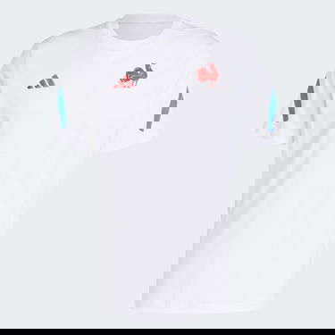 Tričko adidas Performance France Travel T-Shirt Biela | JC7091, 2