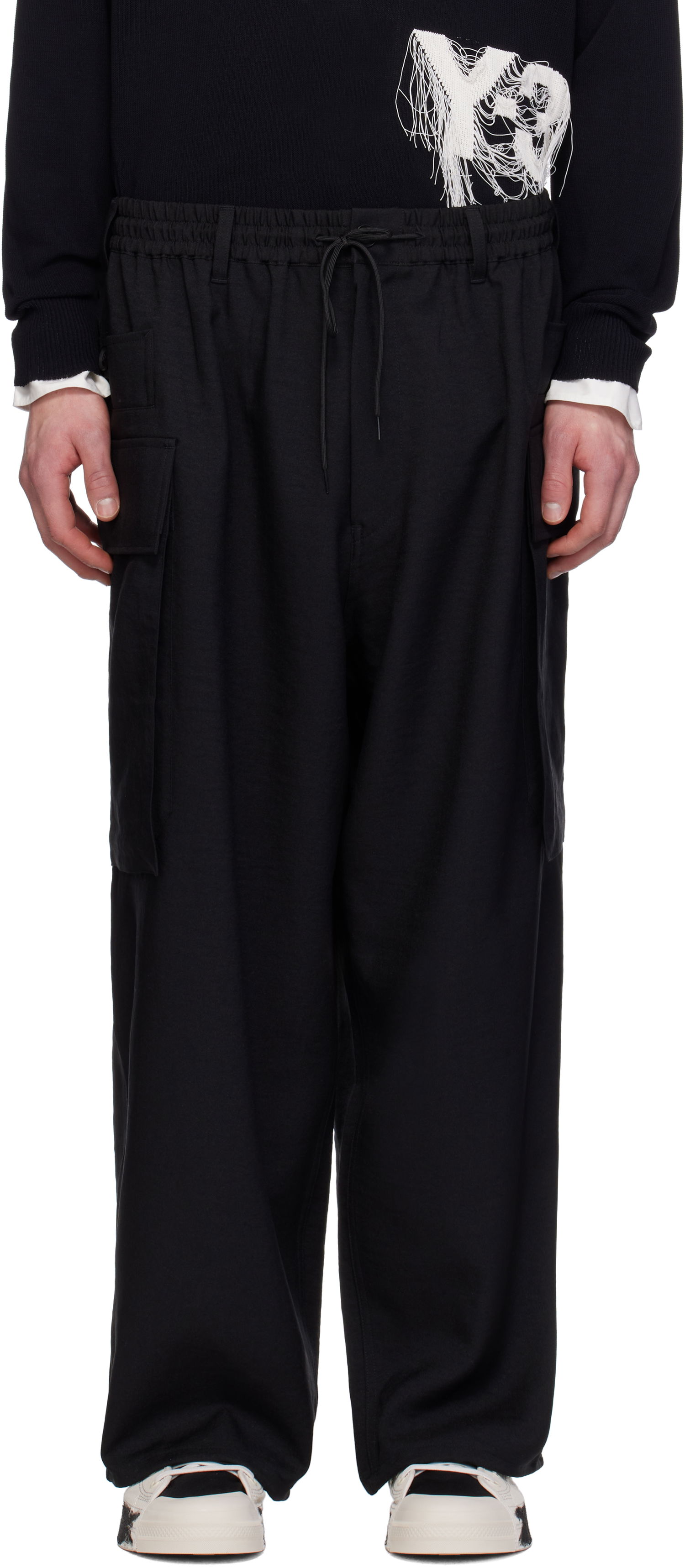 Cargo nohavice Y-3 Y-3 Sport Uniform Cargo Pants Čierna | JN4908, 0