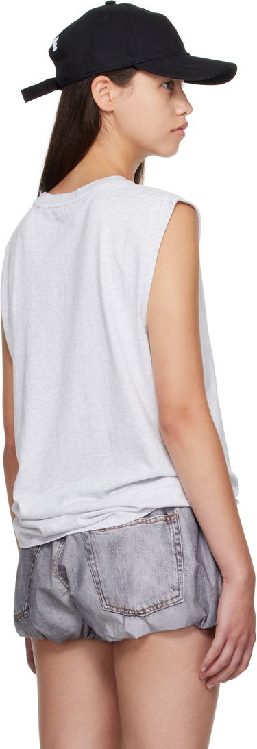 Tielko Acne Studios Acne Studios Logo Muscle Tee Šedá | CL0350-, 2