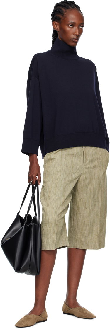 Sveter Bottega Veneta Bottega Veneta Classic Wool Turtleneck Navy | 753815 V37J0, 3