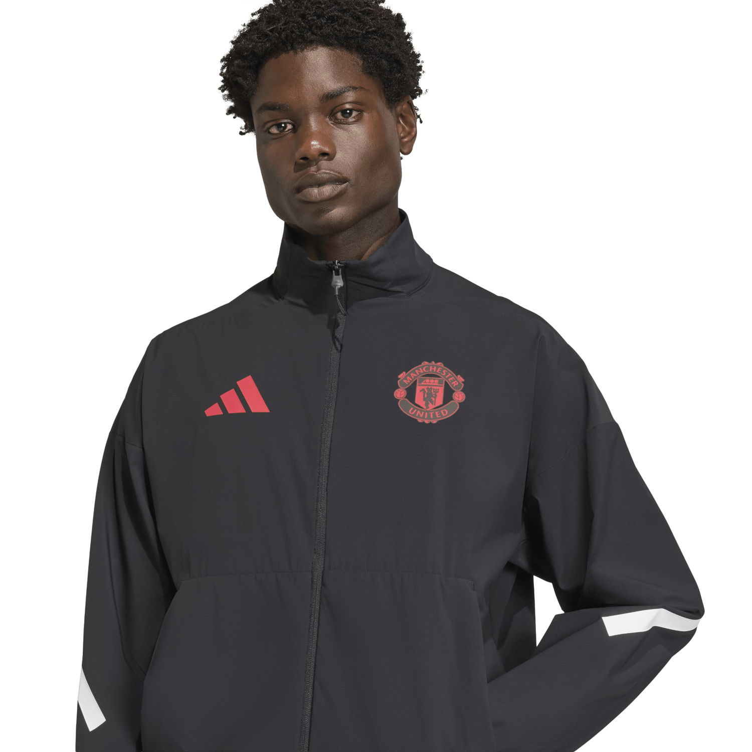 Bunda adidas Originals Manchester United Anthem Jacket Čierna | jm5559, 1