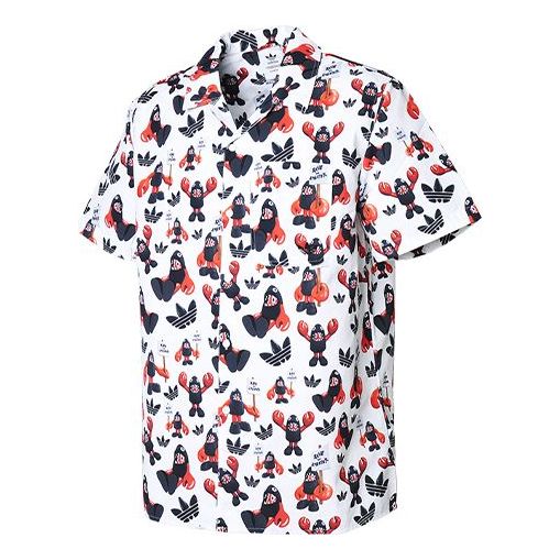 Košeľa adidas Originals Originals Dragon Print Shirt Biela | HA4702