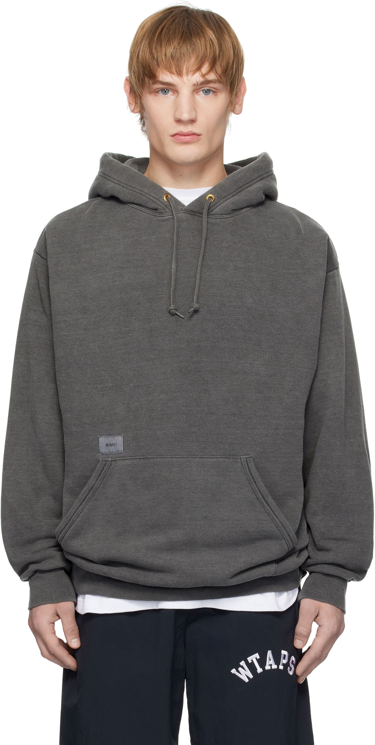 Mikina WTAPS WTAPS Cut & Sewn 17 Hoodie Šedá | 242ATDT-CSM17, 0