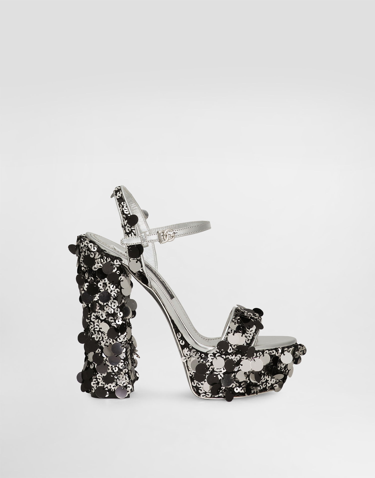 Tenisky a topánky Dolce & Gabbana Sequined Platform Sandals Rôznofarebný | CR1815A6M4080998, 0