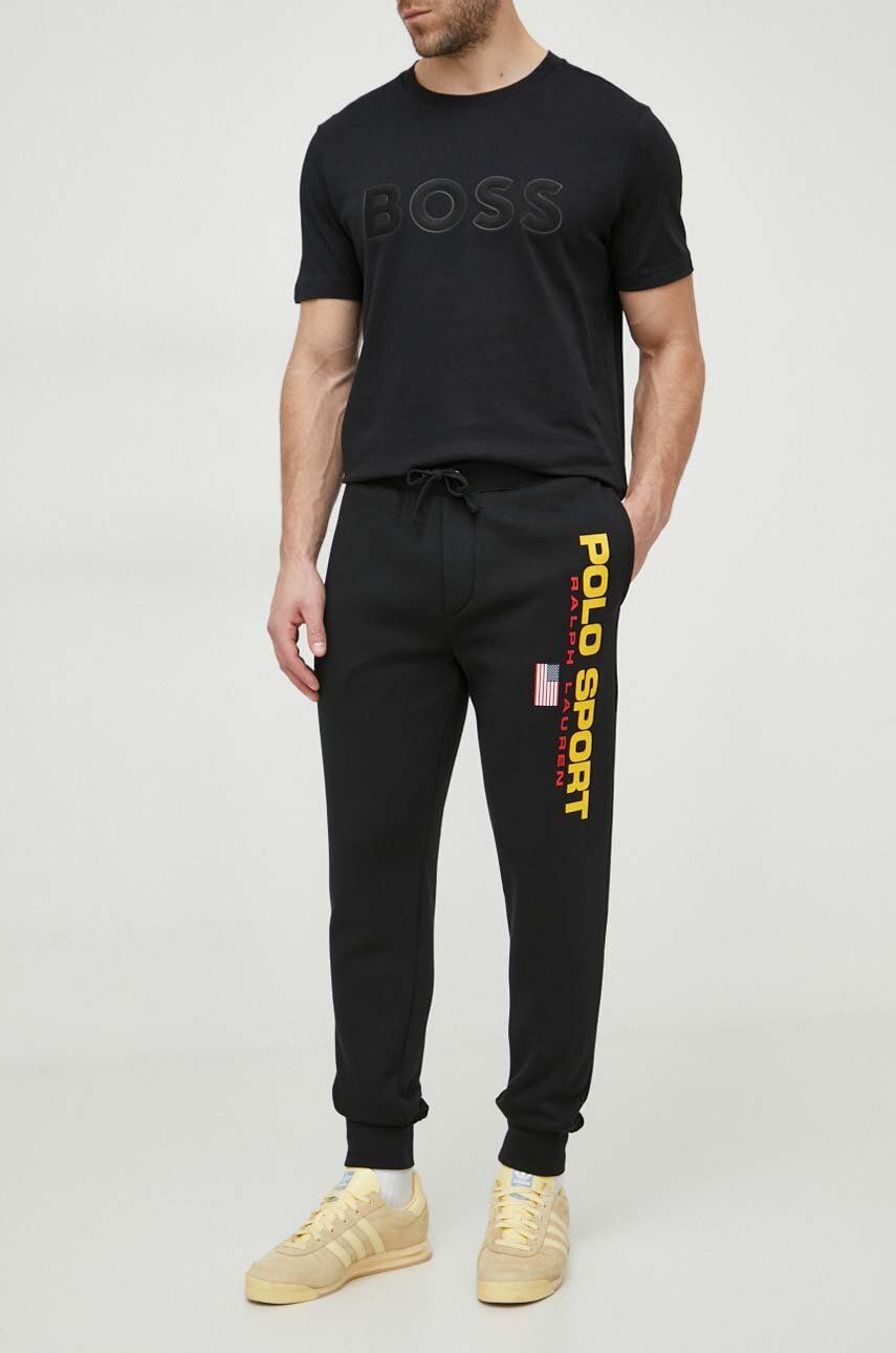 Tepláky Polo by Ralph Lauren Printed Jogger Sweatpants Čierna | 710835768, 0