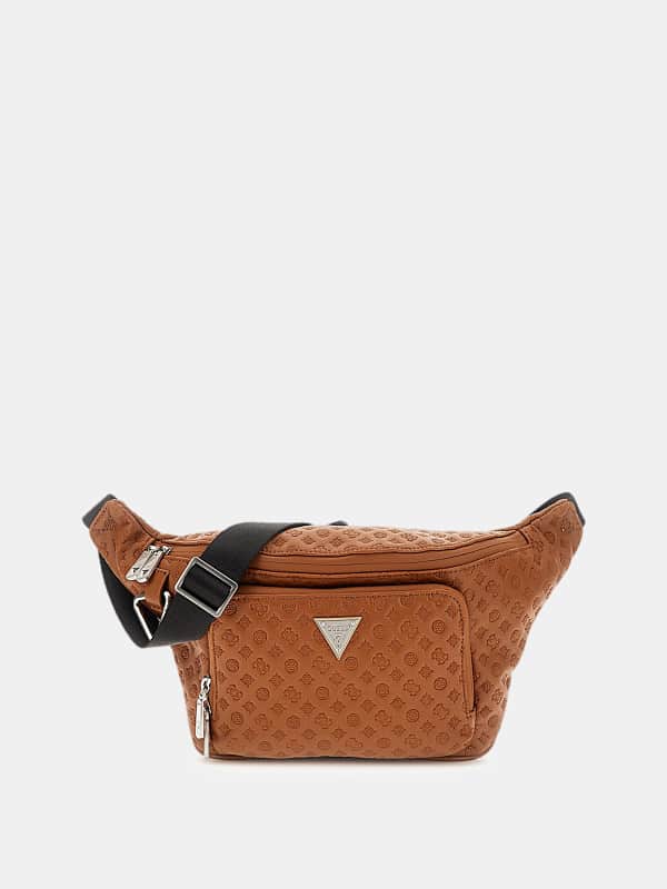 Ľadvinka GUESS Milano Peony 4G Logo Belt Bag Hnedá | HMMIMPP4256, 0