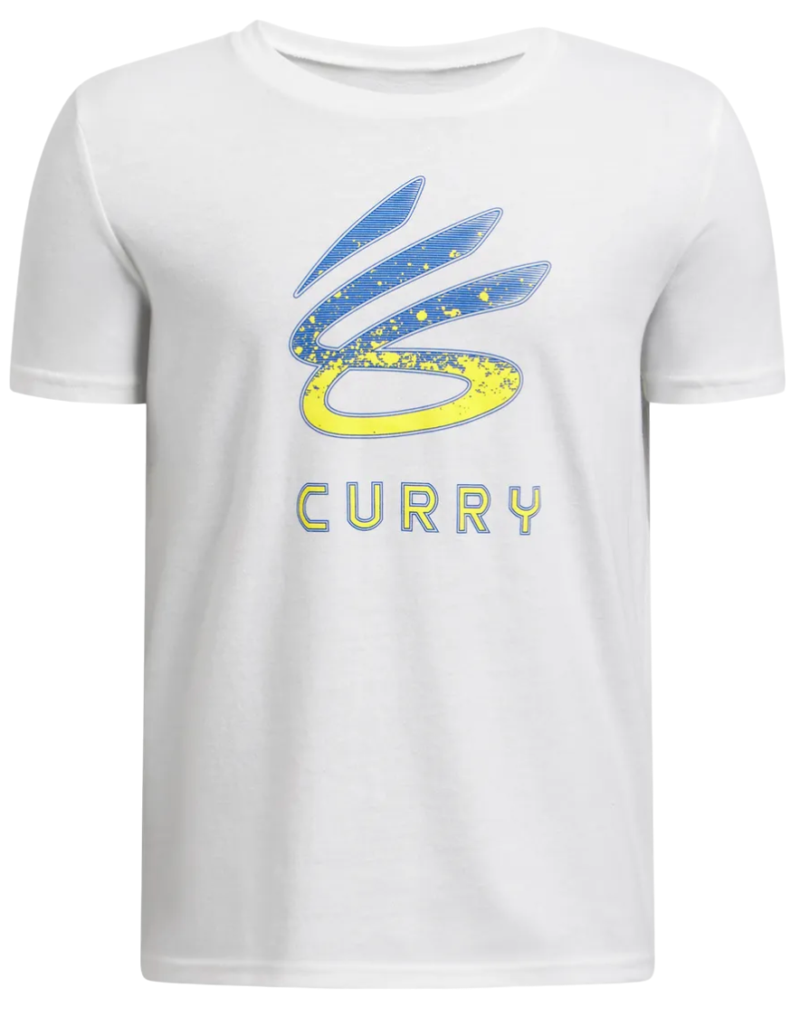 Tričko Under Armour Curry Logo Graphic T-Shirt Biela | 1387102-101, 0