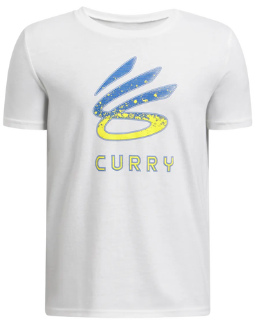Tričko Under Armour Curry Logo Graphic T-Shirt Biela | 1387102-101, 0