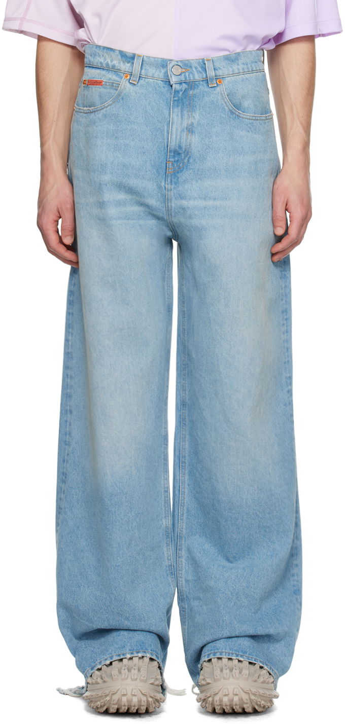 Džínsy Martine Rose Extended Jeans Modrá | MRSS24-225