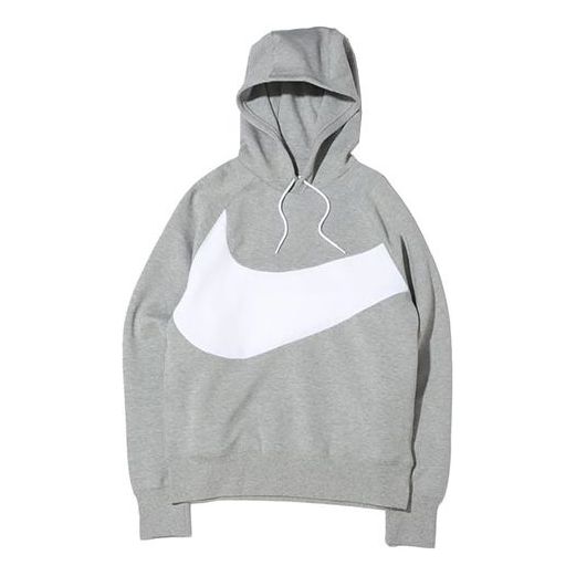 Mikina Nike Sportswear Tech Fleece Hoodie With Large Logo Šedá | DD8223-063, 0