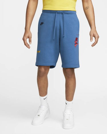 Šortky Nike Essentials+ French Terry Shorts Modrá | DM6877-407, 0