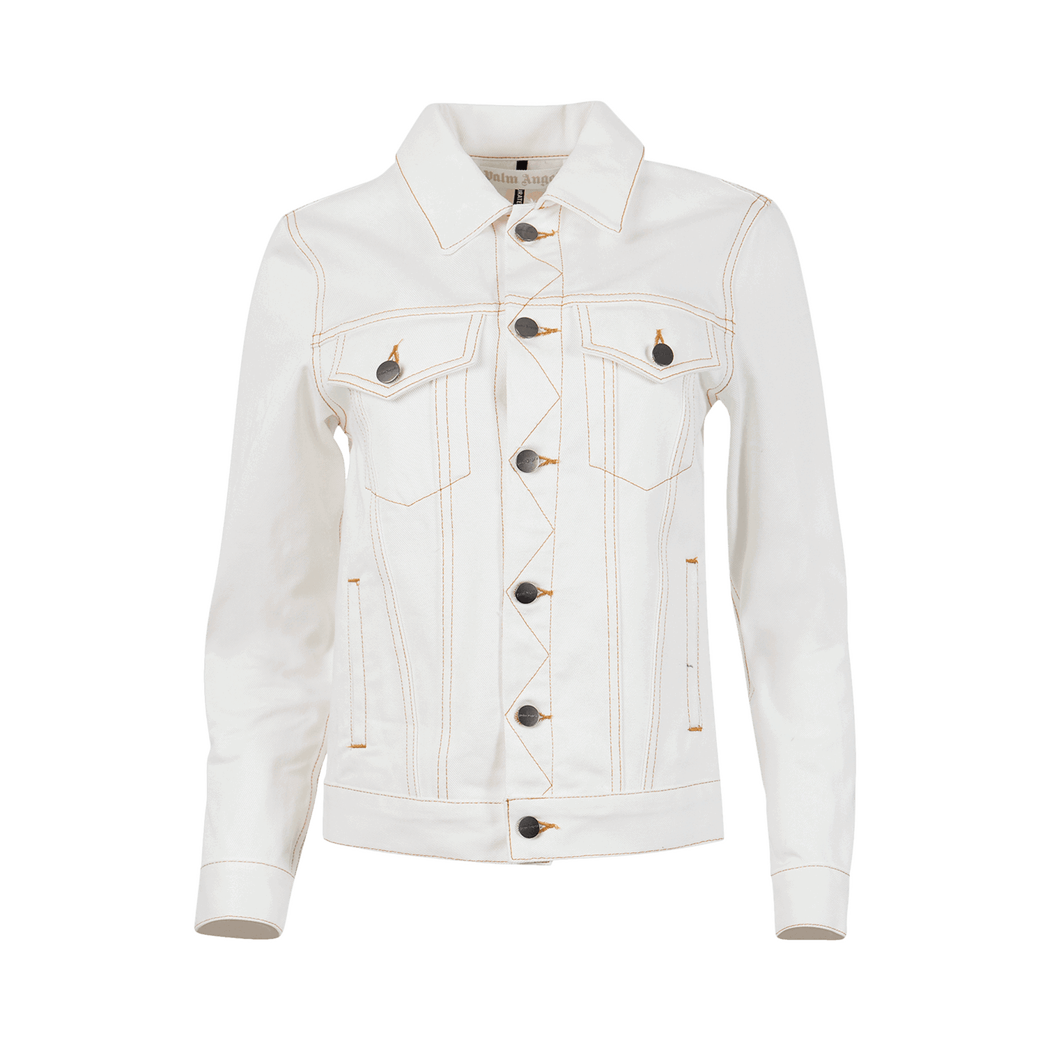 Bunda Palm Angels x The Webster Logo Degrade Denim Jacket Biela | PWYE011G21DEN0010140, 0