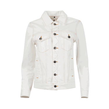 Bunda Palm Angels x The Webster Logo Degrade Denim Jacket Biela | PWYE011G21DEN0010140, 0