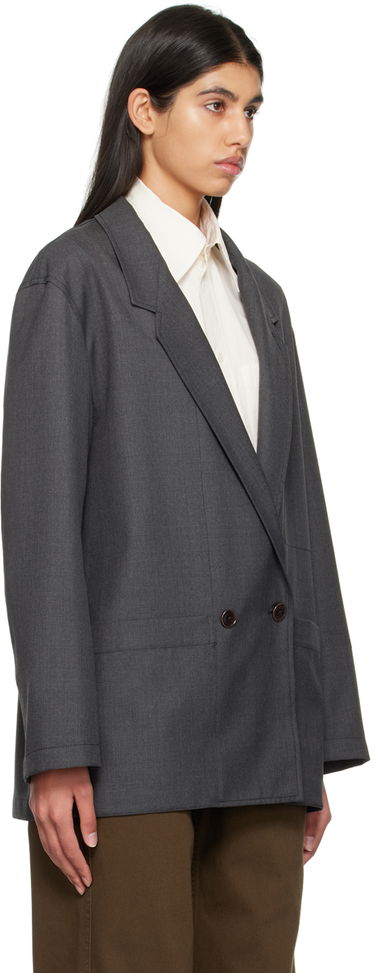 Bunda LEMAIRE Lemaire Workwear Double-Breasted Blazer Šedá | JA1002 LF1048, 1