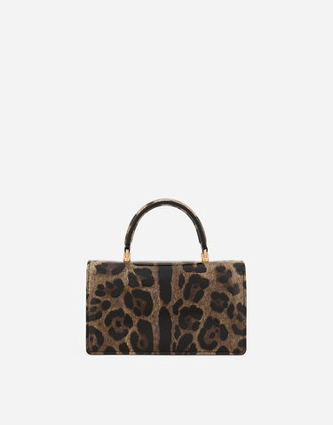 Kabelka Dolce & Gabbana Dolce & Gabbana DG Girls Mini Leopard Print Leather Bag Hnedá | BI3278AM568HA93M, 2