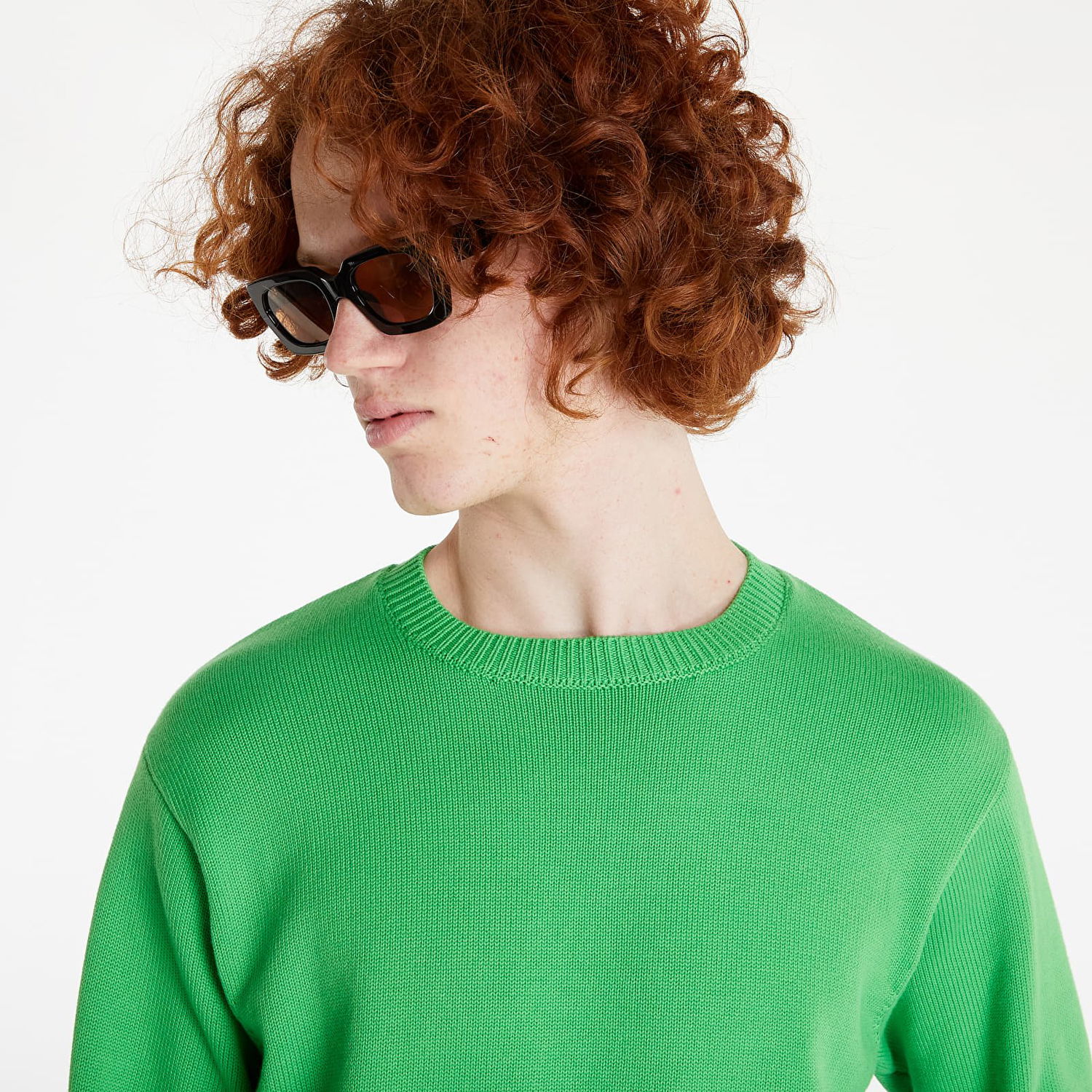 Sveter Stüssy Bent Crown Sweater Zelené | 117130 lime, 1