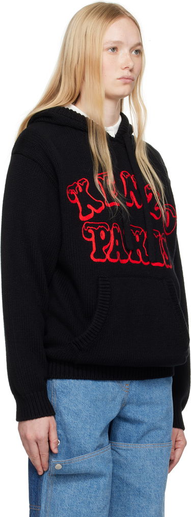 Mikina KENZO Kenzo Paris VERDY Edition Knitted Hoodie Čierna | FF58PU7103CJ, 4