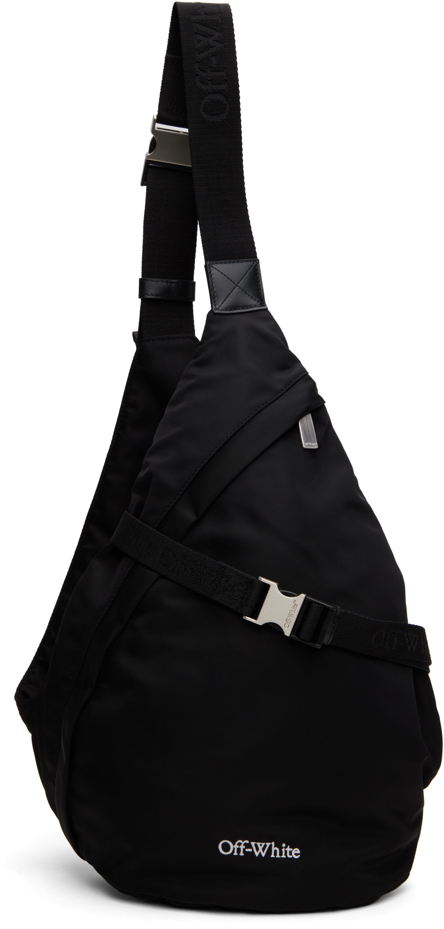 Batoh Off-White Nylon Slingbag Backpack Čierna | OMNQ093F24FAB0011000, 0
