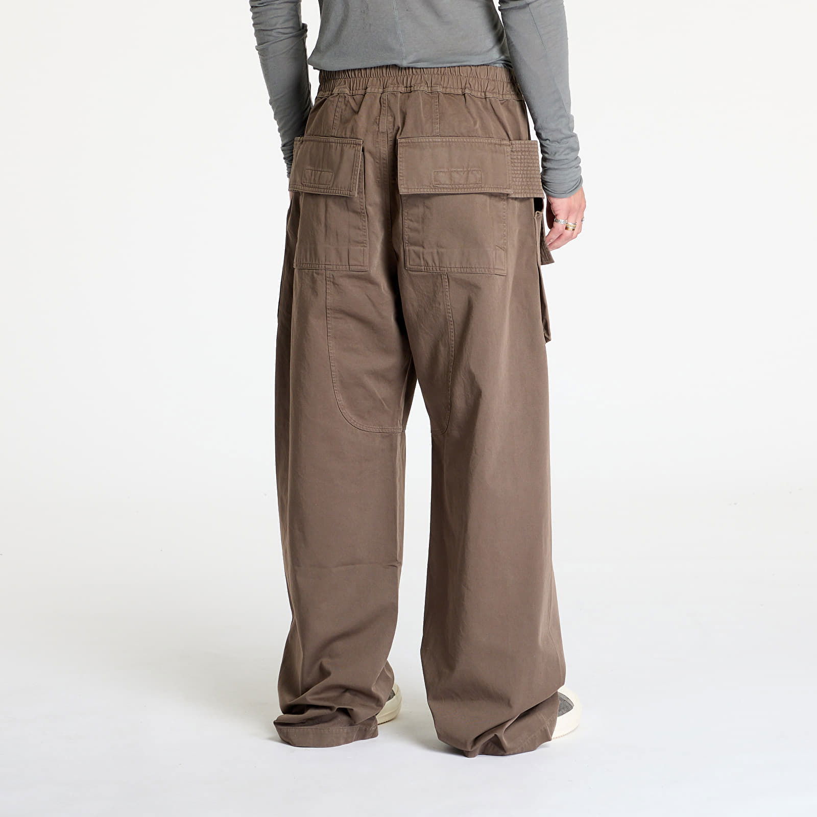 DRKSHDW Woven Pants Creatch Cargo Wide Drawstring Pants Dust