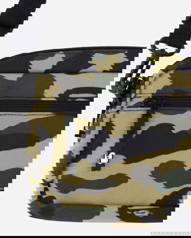 Taška cez rameno BAPE 1st Camo Mini Cordura Shoulder Bag Zelené | 1F70182180 002, 3