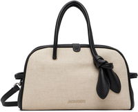 The small Turismo Canvas and leather top-handle bag with detachable strap