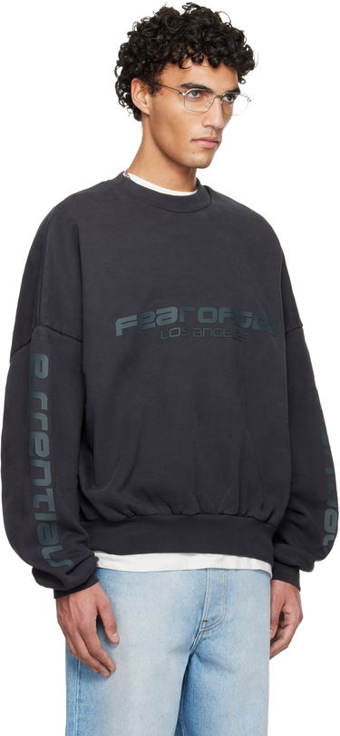 Mikina Fear of God Fear of God ESSENTIALS Holiday 'Los Angeles' Heavy Fleece Cropped Sweatshirt Šedá | 192HO256893F, 1