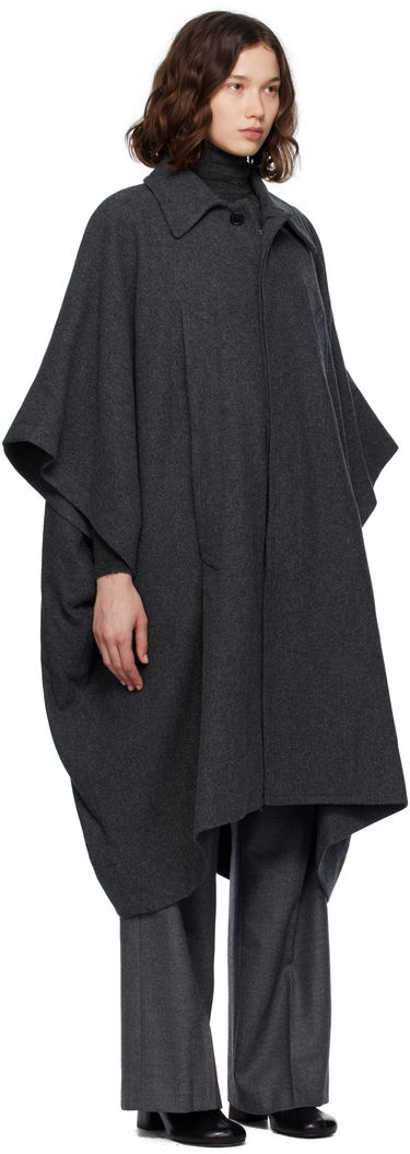 Kabáty Maison Margiela MM6 Maison Margiela Wool Cape Coat Šedá | S52AH0083 M35473, 1