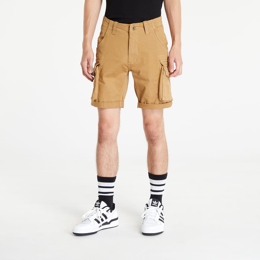 Šortky Alpha Industries Crew Short Hnedá | 176203-13, 0