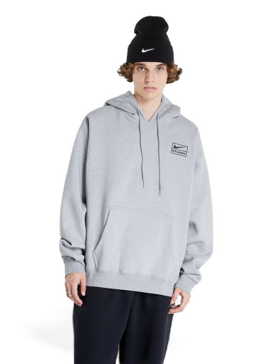 Mikina Nike Stüssy x Pullover Hoodie Šedá | DJ9488-063