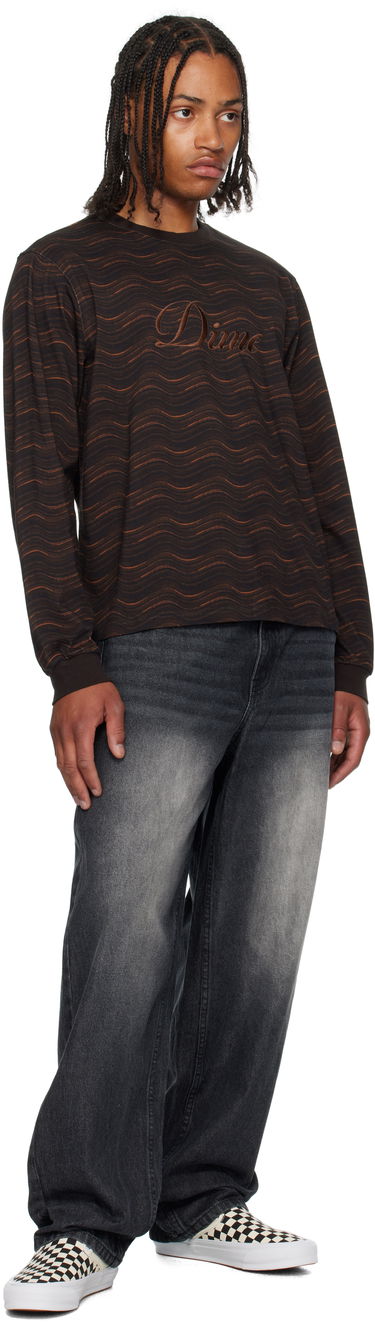 Tričko Dime Dime Transmission Long Sleeve T-Shirt Hnedá | DIMESU259BRO, 3