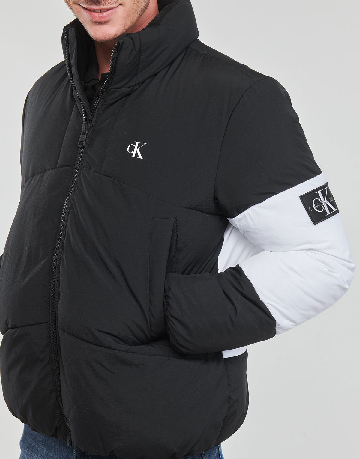 NON-DOWN COLORBLOCK PUFFER