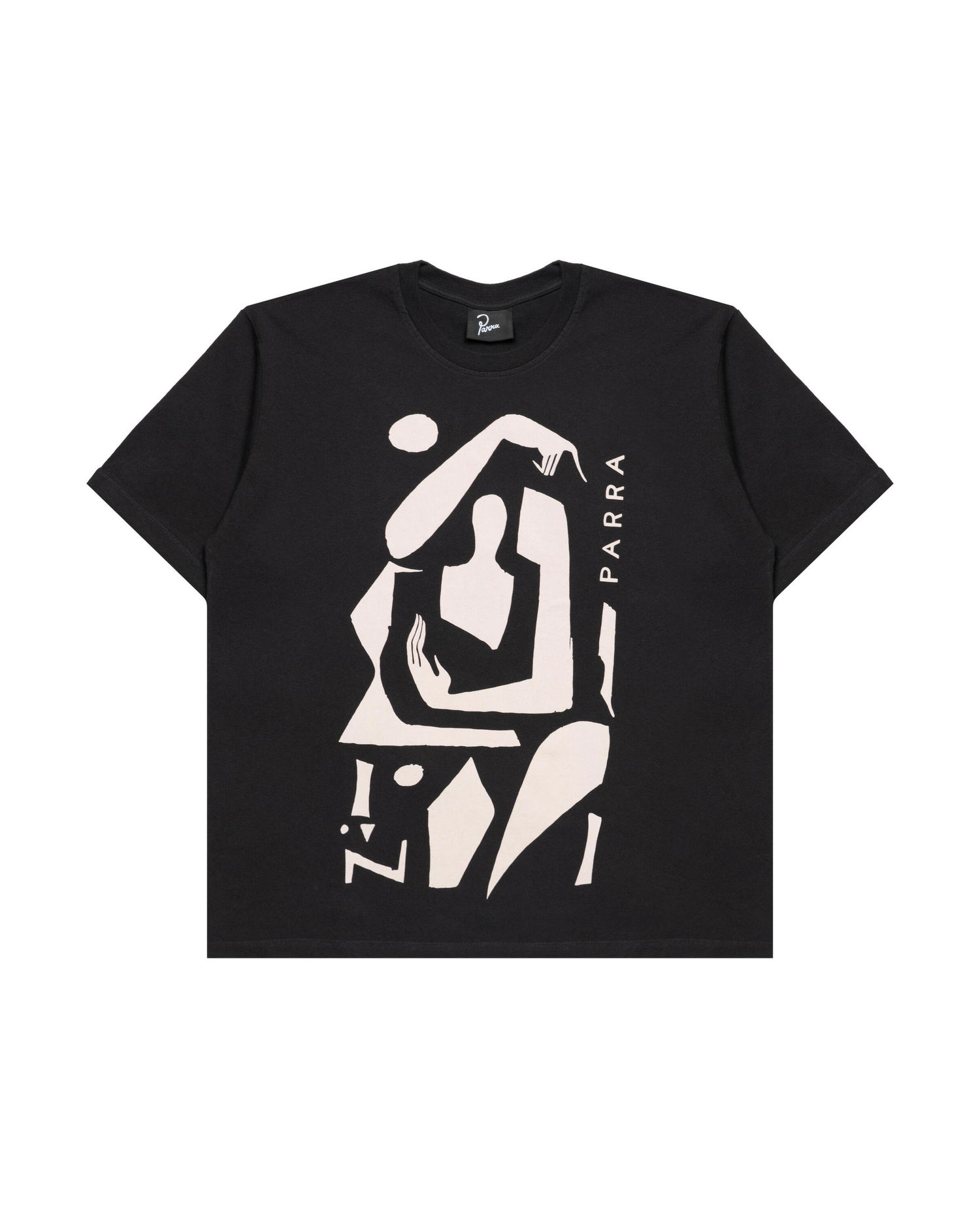 Tričko By Parra Detached Graphic Crewneck T-Shirt Čierna | 54411, 0