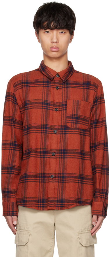 Košeľa A.P.C. Trek Červená | WOAOQ-H02396, 0