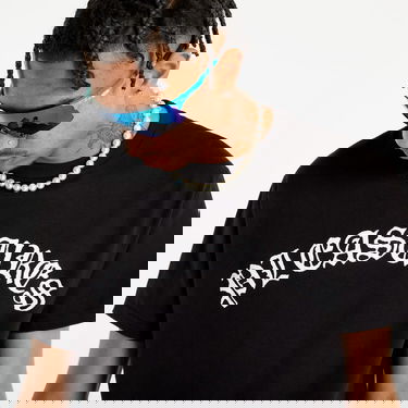 Tričko Pleasures Old E Logo T-Shirt Čierna | P23SP063 BLACK, 3