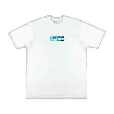 Tričko Supreme Emilio Pucci x Box Logo Tee 'White/Blue' Biela | SS21T4 WHITE BLUE, 0
